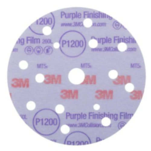 3m 260L Hookit Orbital Zımpara 150mm P1200