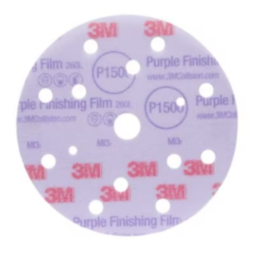 3m 260L Hookit Orbital Zımpara 150mm P1500