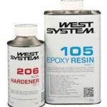 west 105206 a resin 6 kg west west 670 46 K West 105/206 B Reçine + Slow Hardener 6 KG