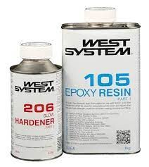 West 105/206 B Reçine + Slow Hardener 6 KG