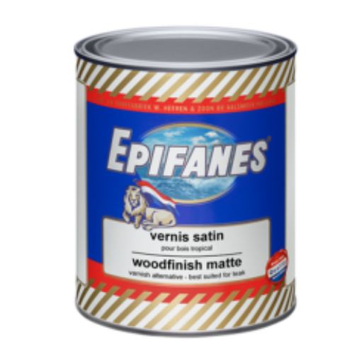 Epifanes Mat-Satin Tik Verniği, Wood Finish Matte, 1 litre, Dış Mekan