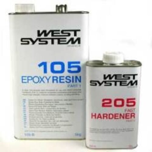 West 105/205 B Reçine + Fast Hardener 6 KG